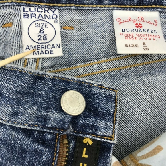 Lucky Brand Dungaree Boot Cut Jean Sz 6/28 Stretch - Picture 4 of 6